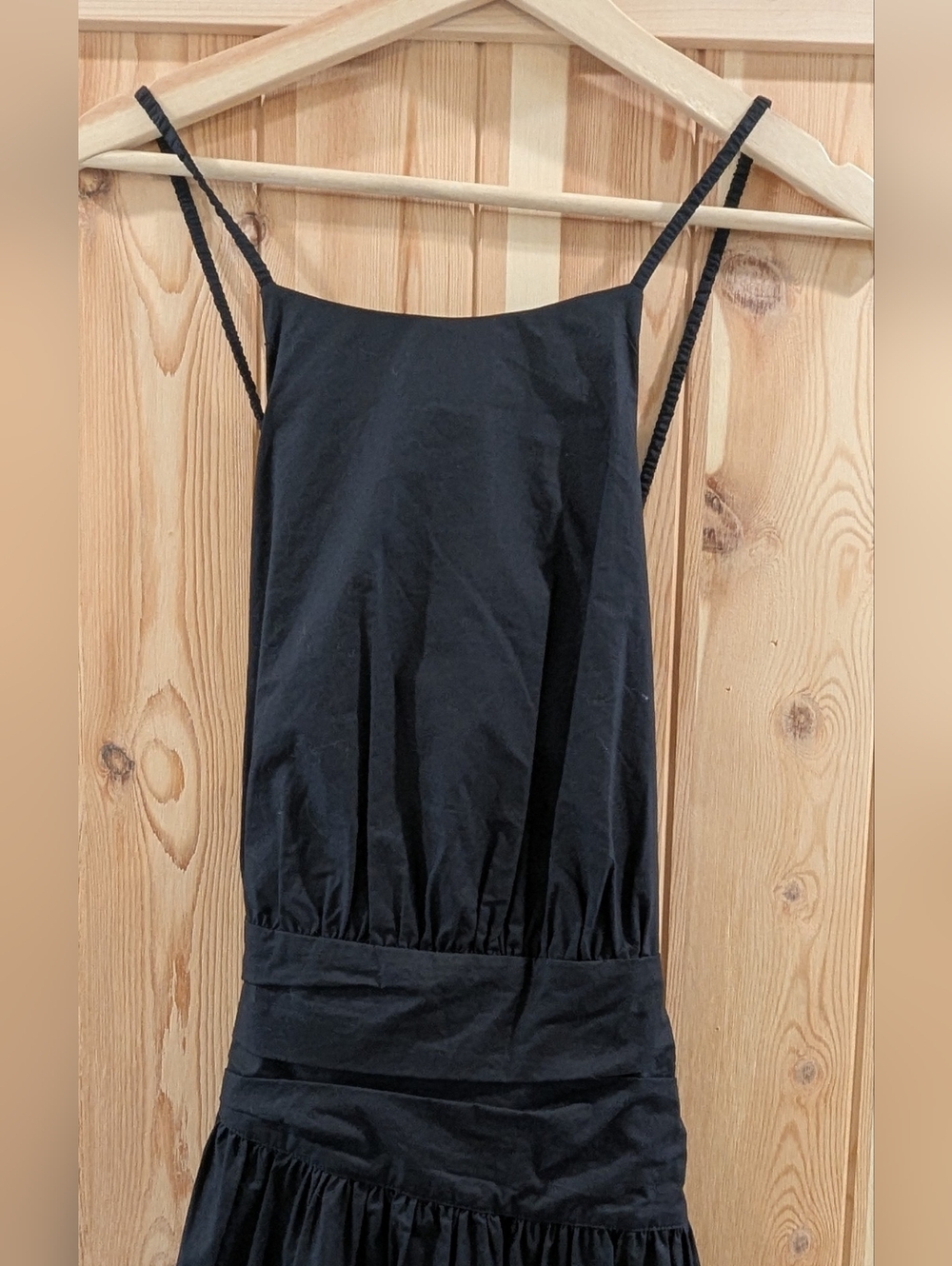 NWT Country Road Black Cotton Cutout Maxi Dress - Picture 5 of 12